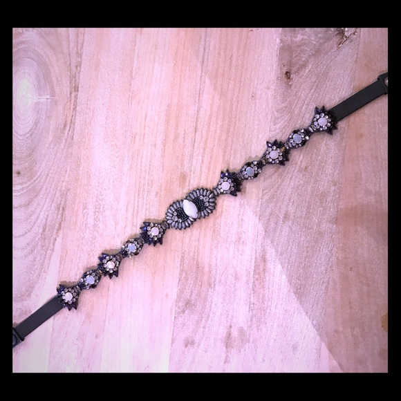 Anthropologie Beaded Stretch Belt