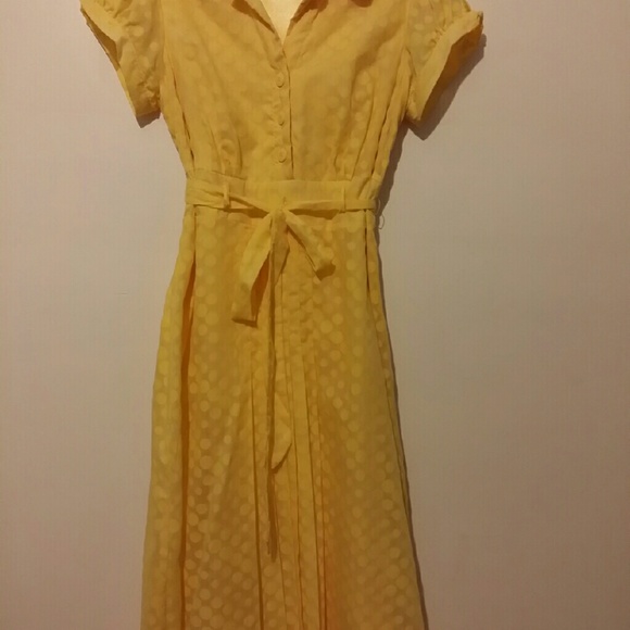 Bright Sunny Yellow Dress