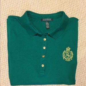 Women's lovely button up polo Ralph Lauren