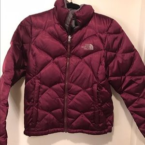 North Face Cranberry Puffer Coat