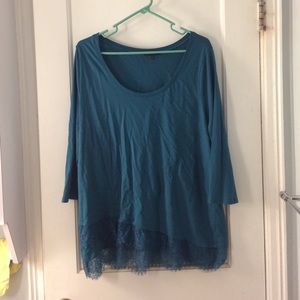 Teal Lane Bryant shirt
