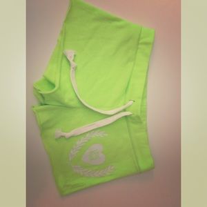 Lime Green PINK shorts New Without Tags