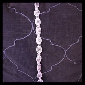 Anthropologie Beaded Stretch Belt