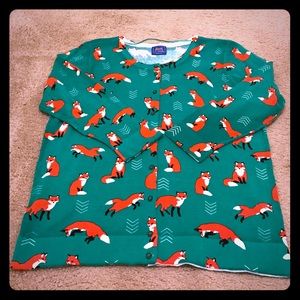 Adorable fox cardigan