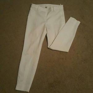 White H&M ankle pants