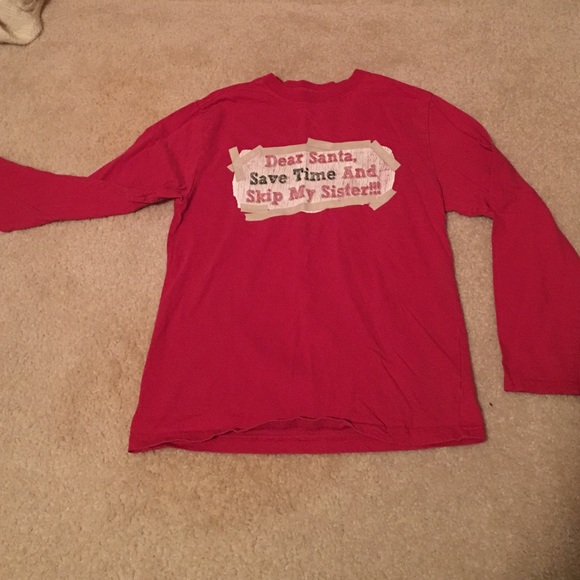 Used boy red Christmas shirt.