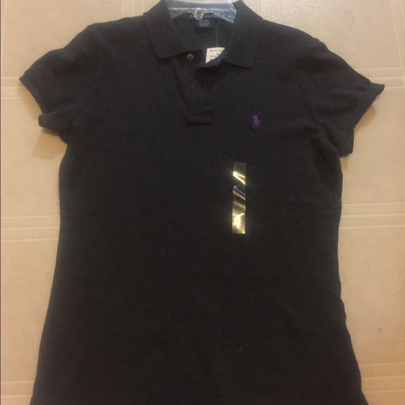 Short Sleeve Polo Ralph Lauren- Grey
