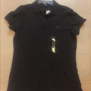 Short Sleeve Polo Ralph Lauren- Grey