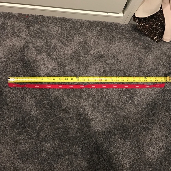 Cartier ribbon approx 27.5 inches long