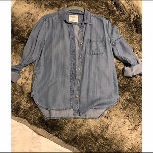 American Eagle Chambray Top