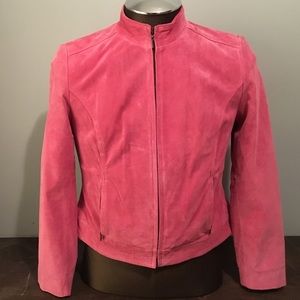 Pink Suede Jacket