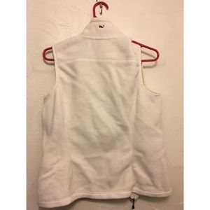 Women's Vineyard Vines Fleece Vest White XS