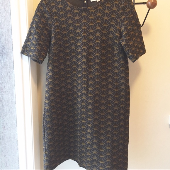 Loft Long sleeve shift dress