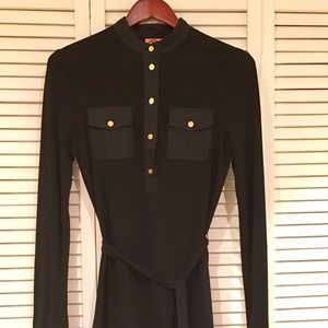 Tory Burch Tanyei Black shirt Dress Tunic