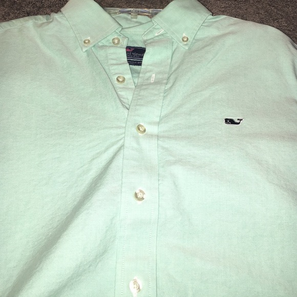 Mens Vineyard Vines Antigua Whale Shirt Size M