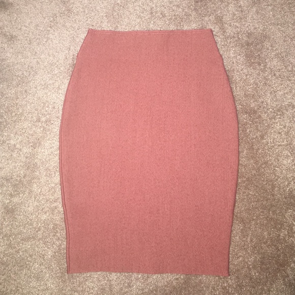 Plush Pencil Skirt