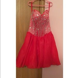 Red Homecoming dress