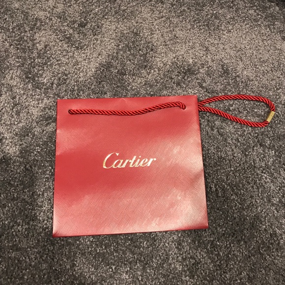 Small Cartier shopping bag