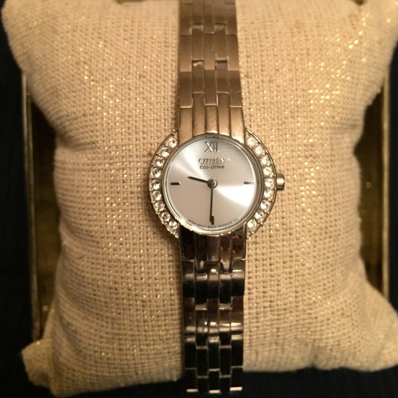 Authentic Eco Citizen silver watch