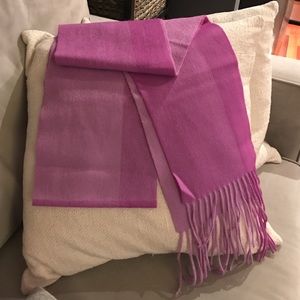 Ann Taylor purple Cashmere scarf