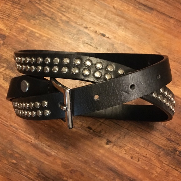 Forever 21 silver studded belt