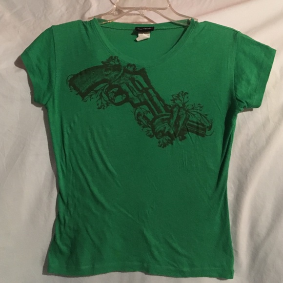 Green T-Shirt Twisted Revolver