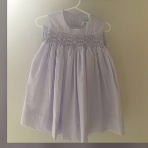 Lavender polka dot dress