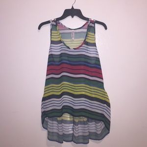 Tank Top with great pattern and amazing back