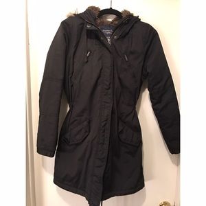 American Eagle Black Anorak Jacket