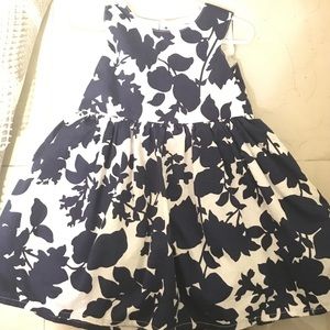 royal blue Flower dress