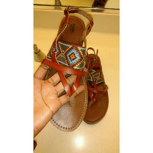 Tribal Print Sandals