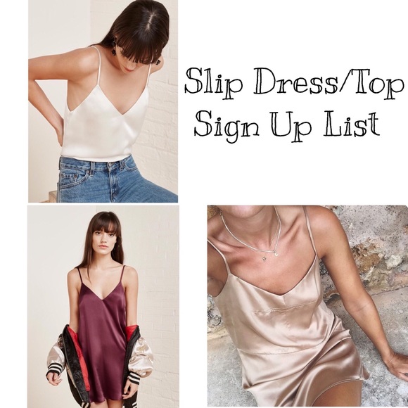 Vintage Other - 💕Slip Dress Sign Up List💕