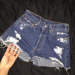 Levi's High Waisted Shorts