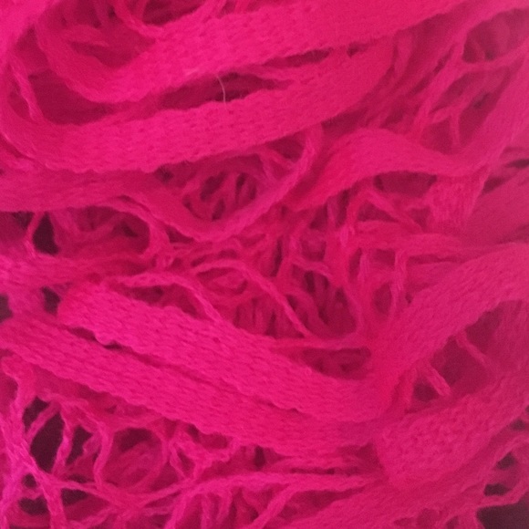 Handmade Knitted Ruffle Scarf - Picture 3 of 3