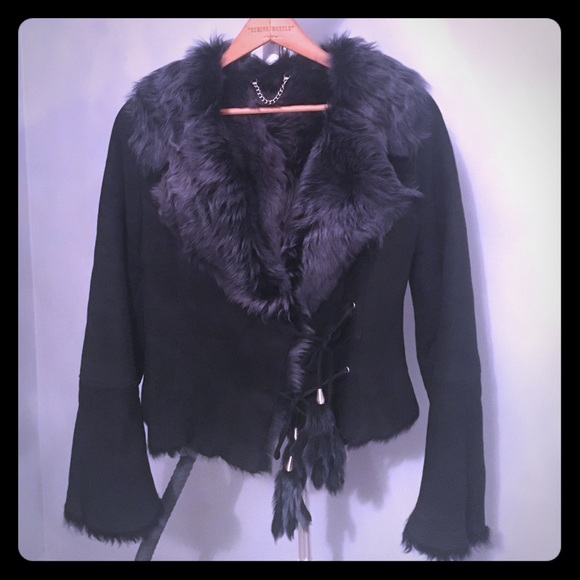 Sheepskin fur jacket