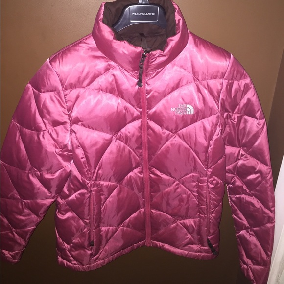 The North Face jacket pink