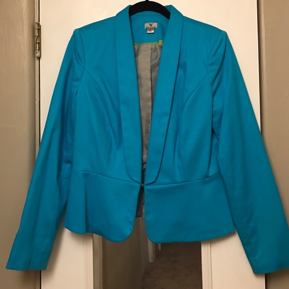 NWOT Blue Knit Blazer