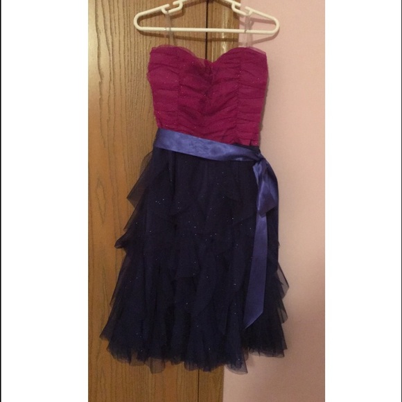 Pink and purple sparkly dress - Picture 1 of 3