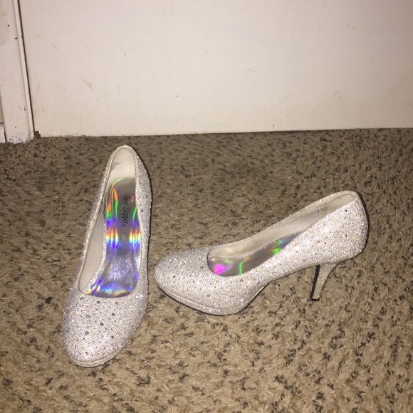 Sparkly high heels