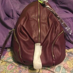 Burgundy bag
