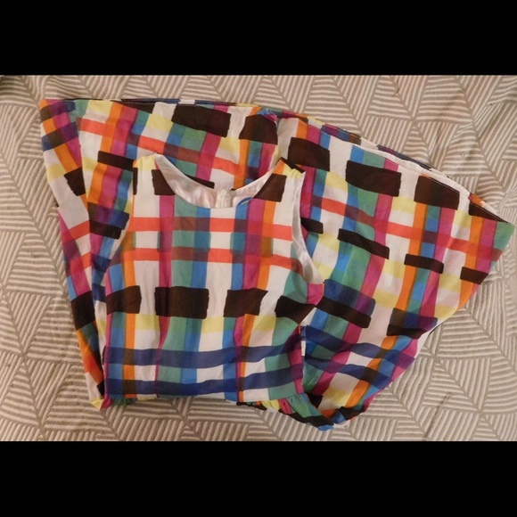 Modcloth paint brush stroke a-line dress - Picture 2 of 3