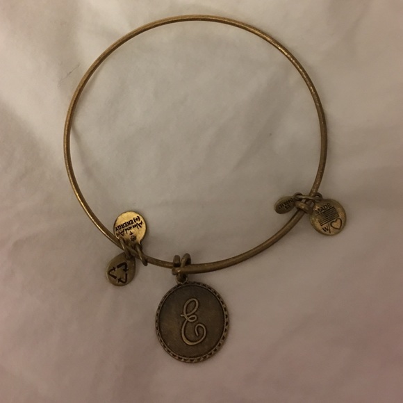 E Alex and Ani bracelet