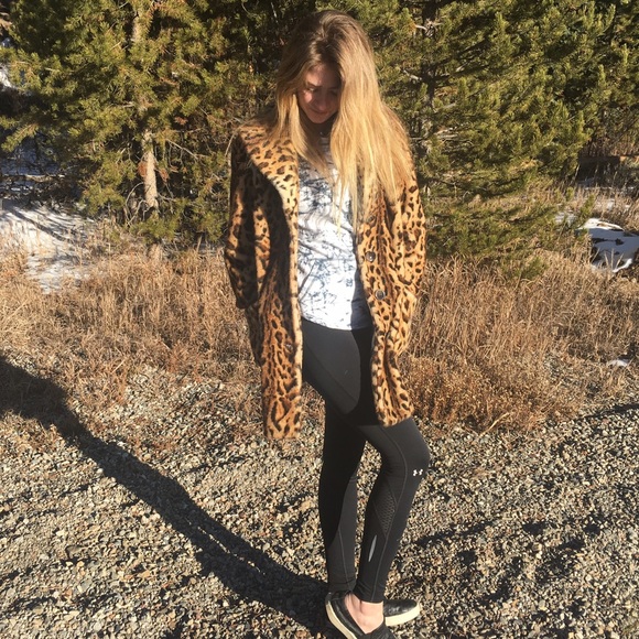 FAUX Cheetah Print Jacket by Guess.