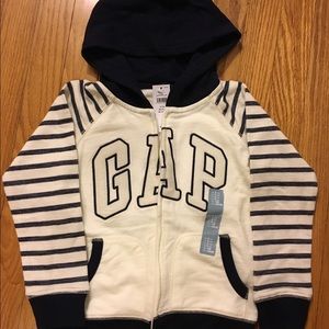 Baby Gap zip up hooded sweatshirt