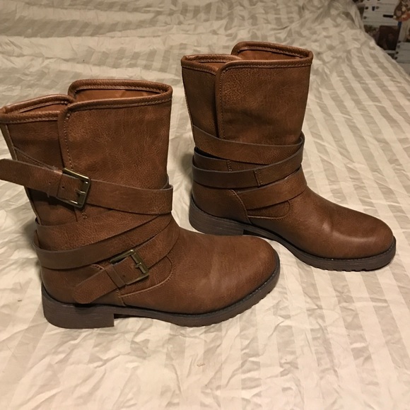 Brown boots by Just Fab