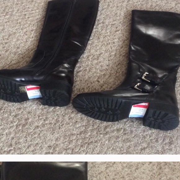 Charles David black tall boots - Picture 2 of 4