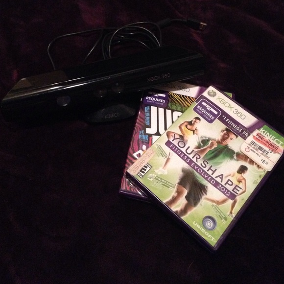 Xbox 360 Kinect, with games!