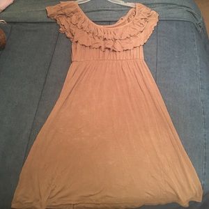 Nude swing/baby doll dress