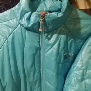 Beautiful blue down jacket