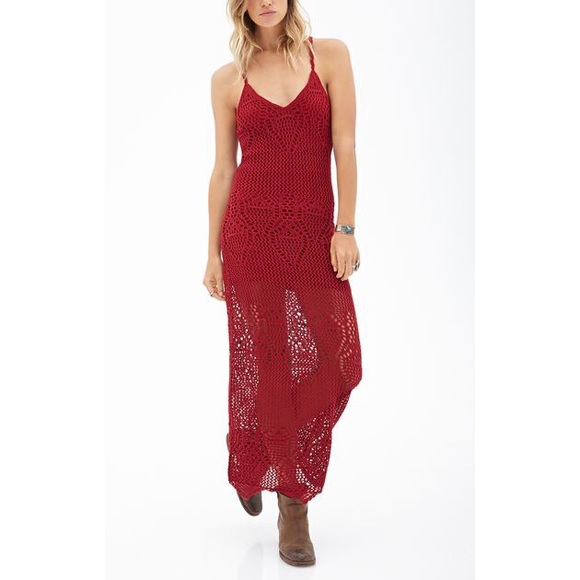 Crochet Maxi Dress